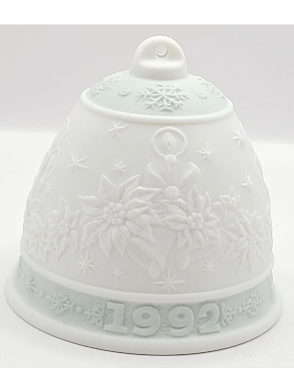 Lladro 1992 Porcelain Christmas Bell Ornament In Original Box No hangtag
